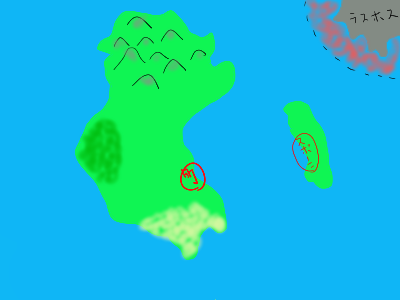 仮の地図 3