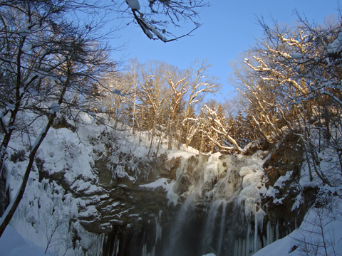 2015-01-14　早朝の氷瀑