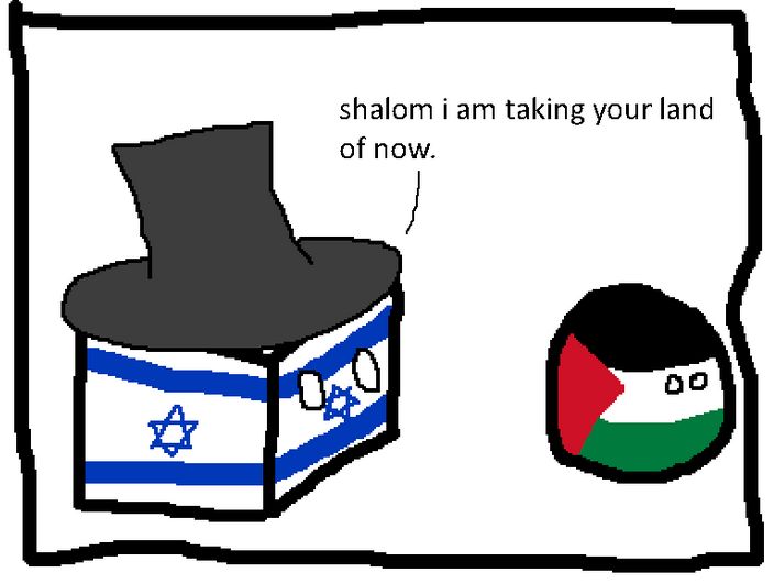 イスラエルとパレスチナの日常を描いたコミック (1)