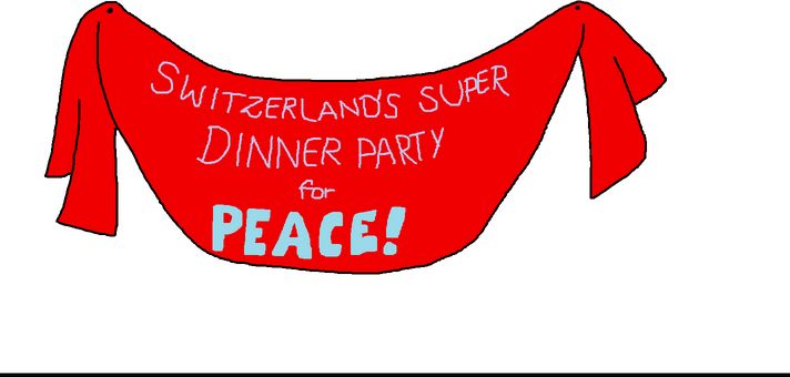 スイス主催 平和のためのスーパーディナー・パーティー (1)