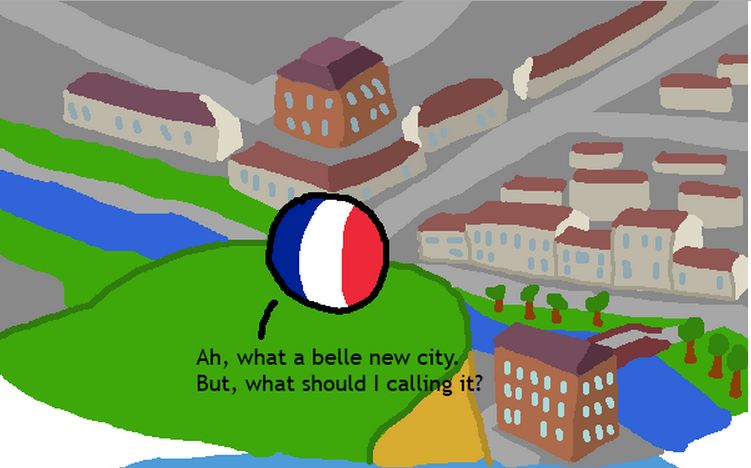 フランスの新しい街 (1)