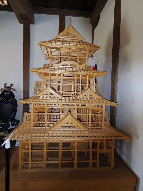 大洲城木組模型
