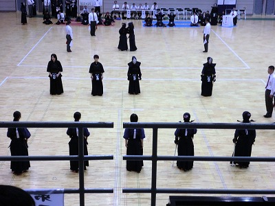 剣道部中学生が県大会ベスト8