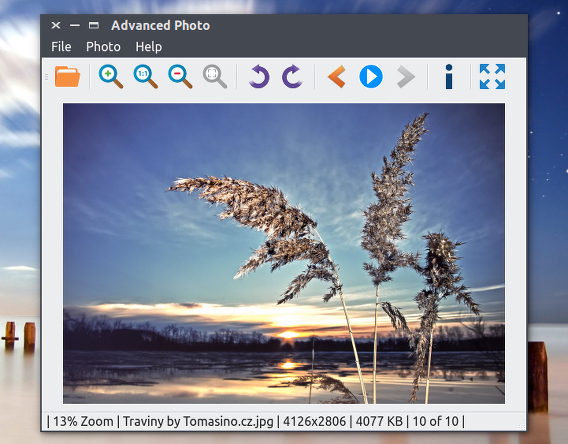 Advanced Photo Ubuntu 画像ビューア