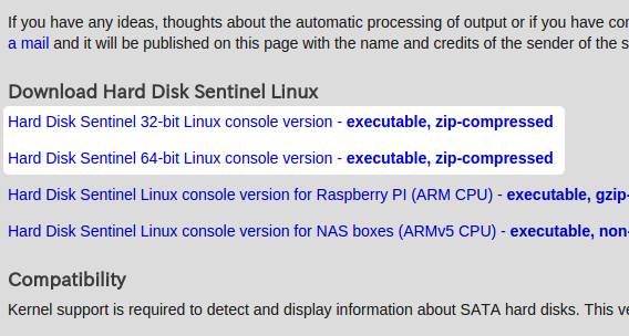Hard Disk Sentinel Ubuntu ダウンロード